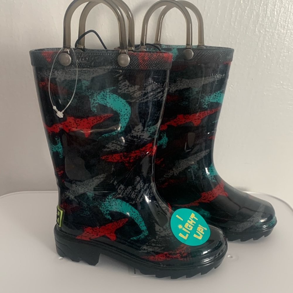 NWOT Western Chief Deep Water Lighted Rain Boot.